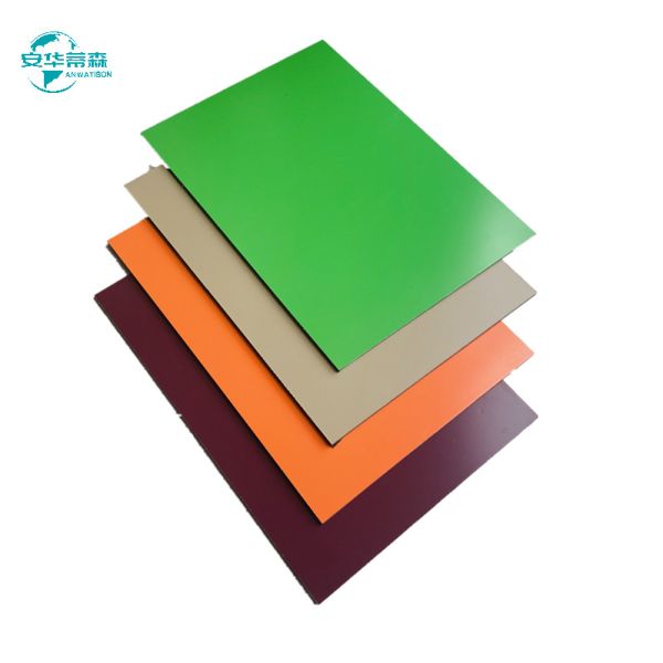 Solid Color 3mm Composite Panel Weather Resistance Sandwich Acp Panel 1220mm 1250mm