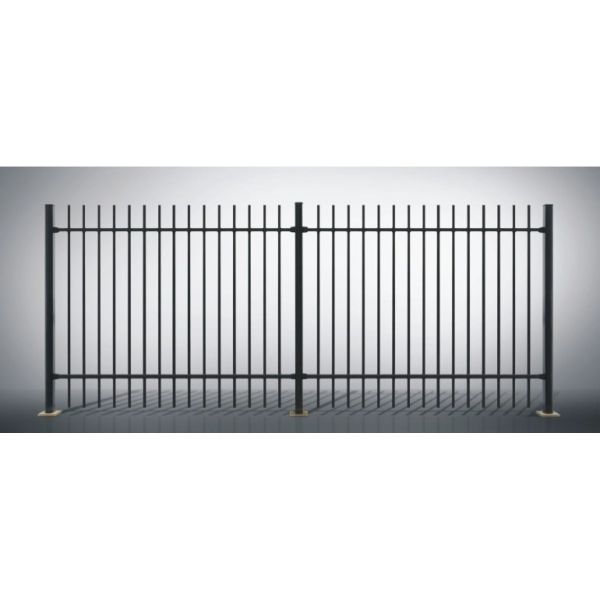 Safety Ornamental Aluminum Fence , Powder Coated Residential Fencing