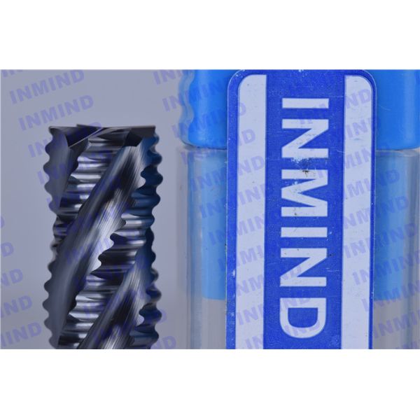 4 Flute 12mm / 10mm Roughing End Mills Cutting Tools For Milling Operation