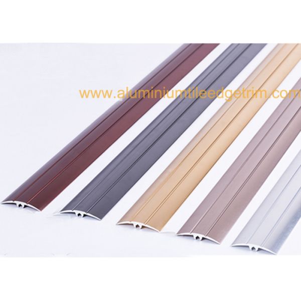 Modern Design Aluminium Floor Trims , Anodized Floor Tile Edge Trim For Steps