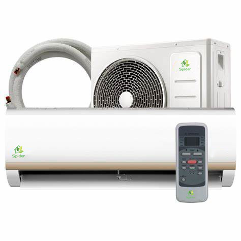 White Room Heat And Air Units , Ultra Quiet Wall Mounted Split System Air Conditioner