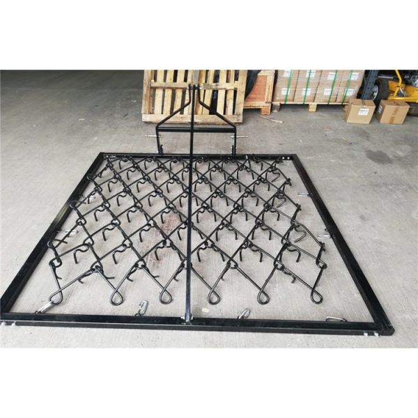 Mounted Chain Grass Harrows 12' - 3 Way Folding Trailed Harrow -Double Length