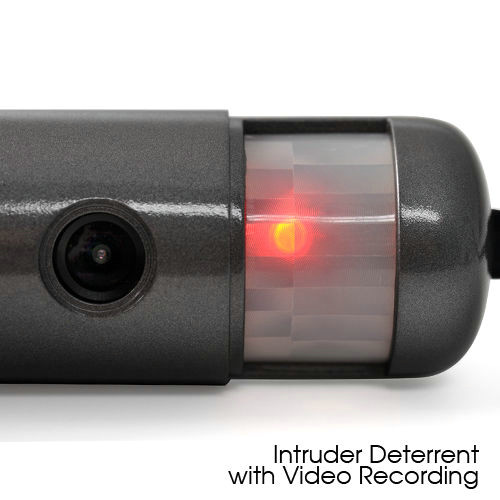 Flood Light IR Night Vision Human Body PIR DVR Camera Intruder Deterrent W/ Motion Detect