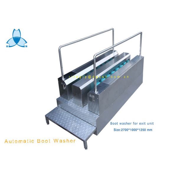 Stainless Steel 304 Automatic Boot Washer and Shoe Cleaner For Food Factory