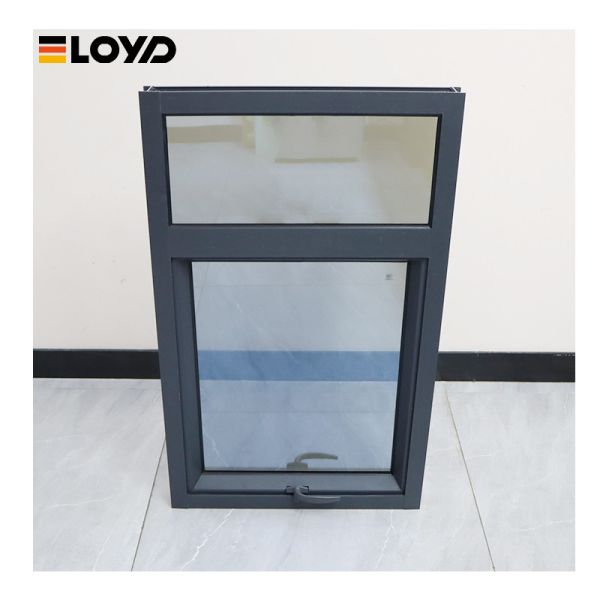 Adjustable Outswing Aluminum Awning Window For Houses Double Glass