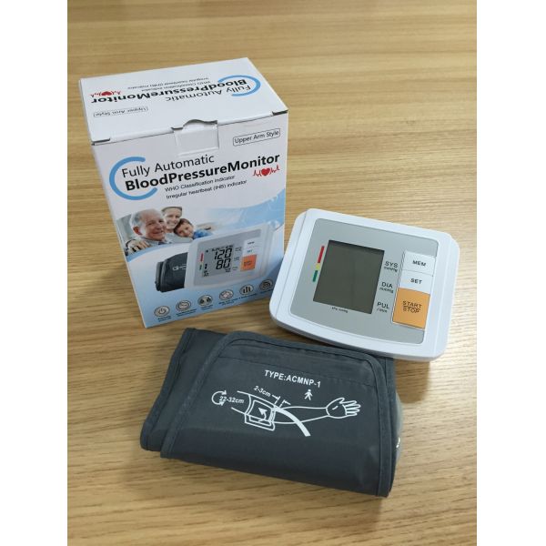 Automatic Blood Pressure Cuff Machine , Home Use Arm Blood Pressure Monitor