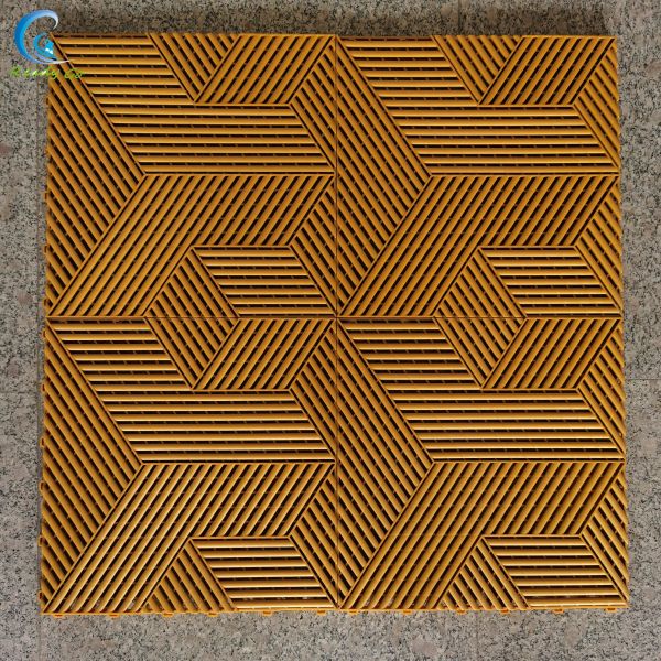 Easy Install 15.75 X 15.75 Inches Interlocking Garage Floor Tiles Gray Environmentally Friendly Fire Resistant