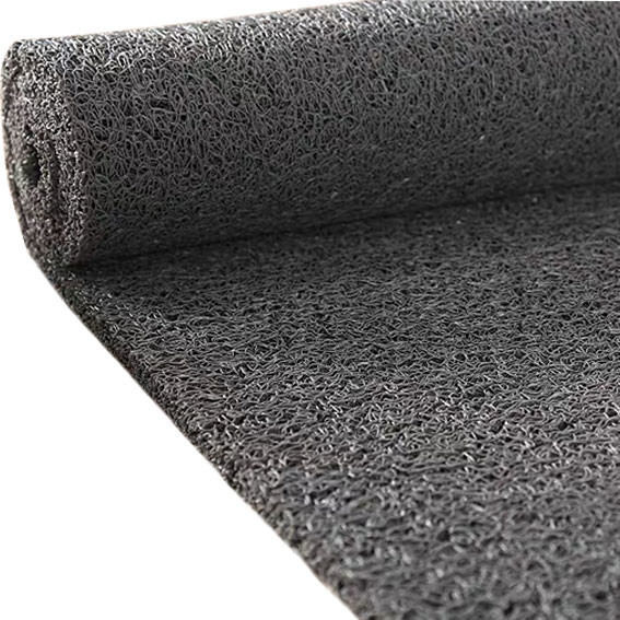 12MM Loop Cushion Door Mat Anti Slip PVC Floor Mat Vinyl Coil Carpet Roll Runner