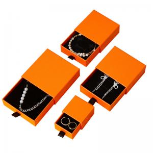 China Luxury Drawer Type Jewelry Storage Box For Necklace Bracelet Earrings Ring on sale