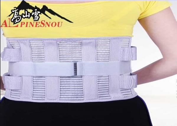 Quality High Waist Support Belt With High Elastic Fish Silk Cloth And Steel Plates wholesale