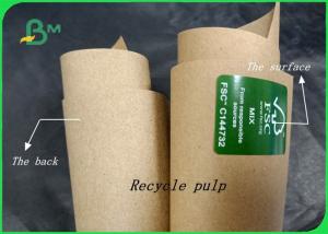 Cheap 80gr - 140gr Recycle Pulp Good Toughness Kraft Paper Sheet For Shopping Bags for sale