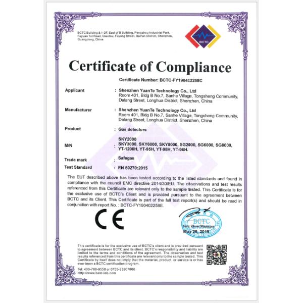 VOC Gas Analyzer IP67 ATEX IECEX CE Certification PID VOC Meter Monitor Waterproof Explosion-Proof