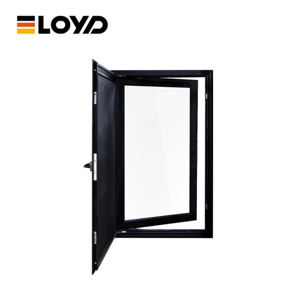 Energy Efficient Tempered Glass Casement Window With Mosquito Net Replacement