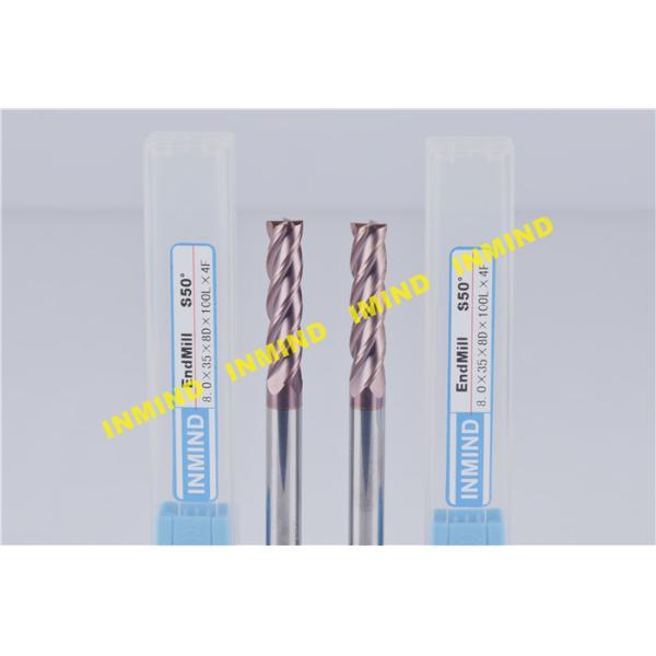 Standard Cnc Milling Solid Carbide Cutter / Extra Long 8 mm Drill Cutting Tool