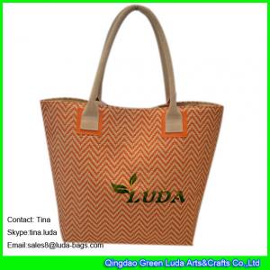 Cheap LUDA wholesale designer handbags fashion paper straw handbags for sale