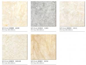 Cheap Marble Look Glazed Ceramic Tile , Polished Glazed Wall Tiles 800mm X 800mm for sale