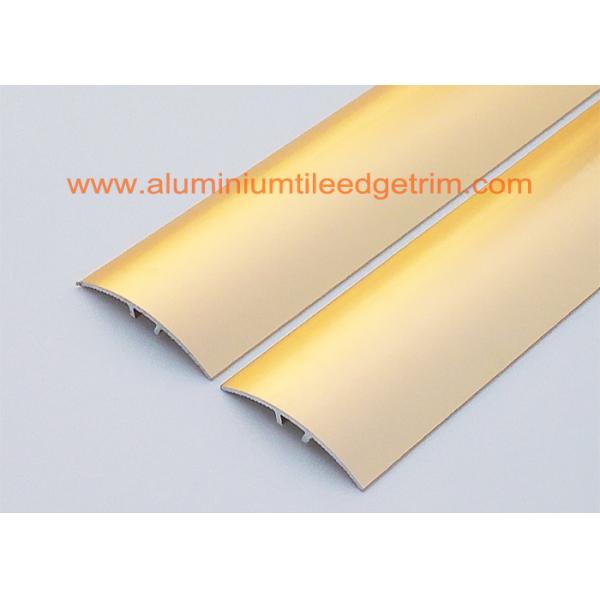 Sand Gold Metal Aluminium Floor Trim For Doorway Threshold , Floor Tile Edging