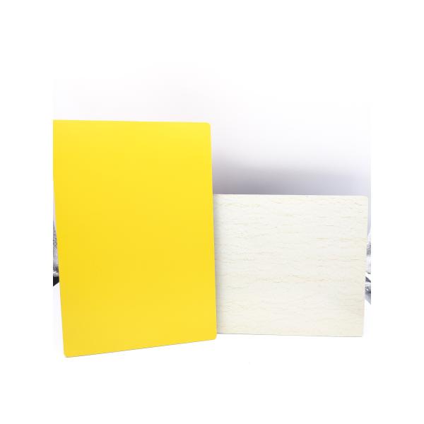 Aluminium Interior ACP Sheet Panel 6mm PVC Film Coated For Wall