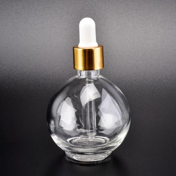 15ml 50ml 60ml 100ml Clear Glass Dropper Bottles For Essential Oil Packaging