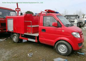 Cheap Left Hand	Drive Fire Fighting Truck With Gasoline Portable Fire Pump 1CBM Water for sale