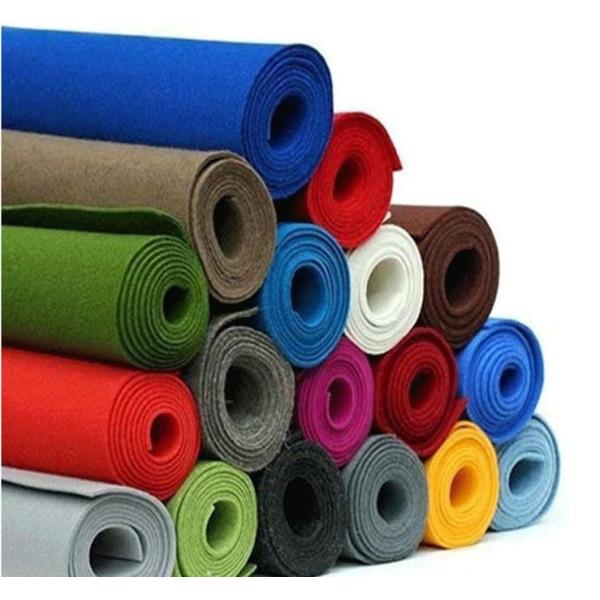 Green Needle Punched Non Woven Polyester Fabric Spunlace Nonwoven Wipes