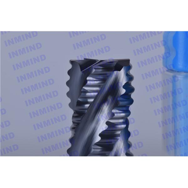 4 Flute 12mm / 10mm Roughing End Mills Cutting Tools For Milling Operation