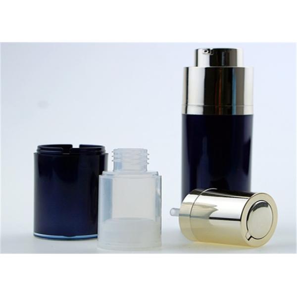 30ml Airless Cosmetic Glass Bottles Twist Up Type Hot Stamping And Customized Printing