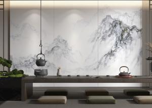 China Carrara White Sintered Quartz Stone For Background Wall Decoration on sale
