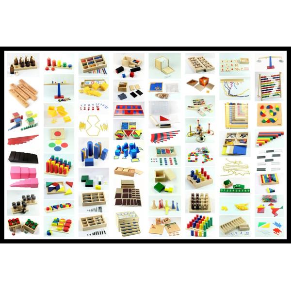China supplier pink tower montessori material / montessori teaching material / montessori