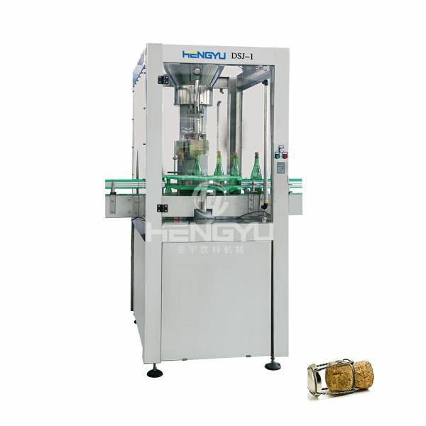 Hengyu Machinery Electric Wine Bottle Corker / Cork Capping Machine / champagne Cork Machine