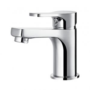 China Single-Lever Mixer Tap Bathroom Wash basin Faucet Chrome Space-Saving on sale