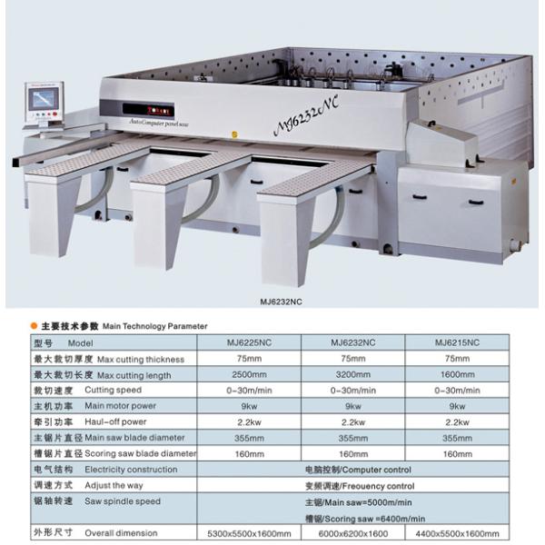 Electronic grooving machine (Electronic slitting saw,Automatic NC panel sawing machine)