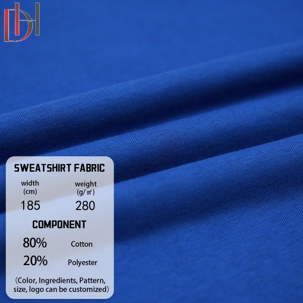 Cotton Spandex Hooded Shirt Fabric Soft Breathable Organic Knitted Tricot Jersey Fabric