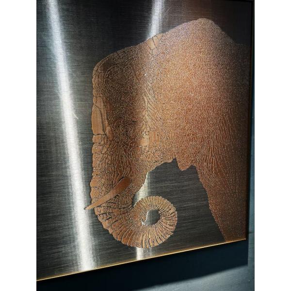 Custom Copper Mesh Art for Metallic Wallpaper / Metallic Painting