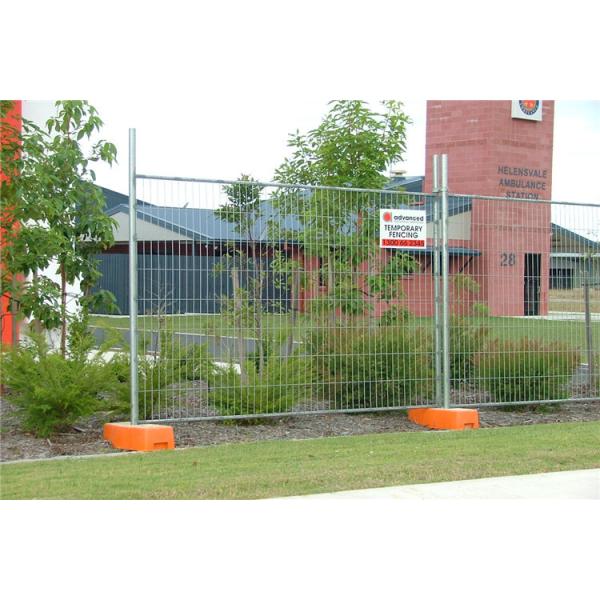 Galvanized Temporary Fence Outdoor Temporary Barrier Fencing 6ftx9.5FT
