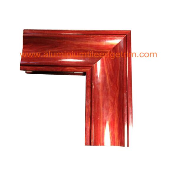 Crystal Beach Aluminium Door Profiles , Aluminum Door Frame Profile Wood Grain Effect