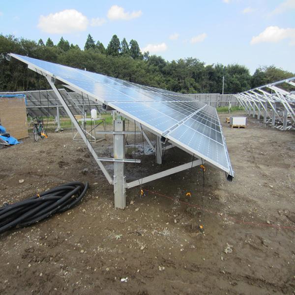 Solar Panel Single Pole Mount Solar Ground Mounting System 50kw Solar Power Energy Solar Ground Brackets