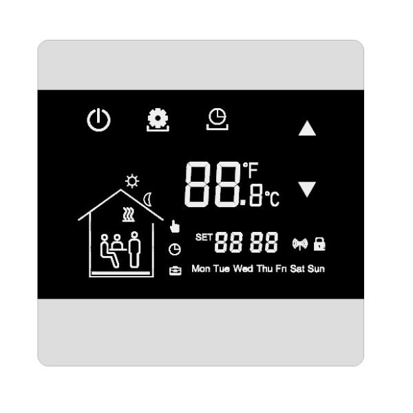Touch Screen Digital LCD Programmable Floor Heating Thermostat