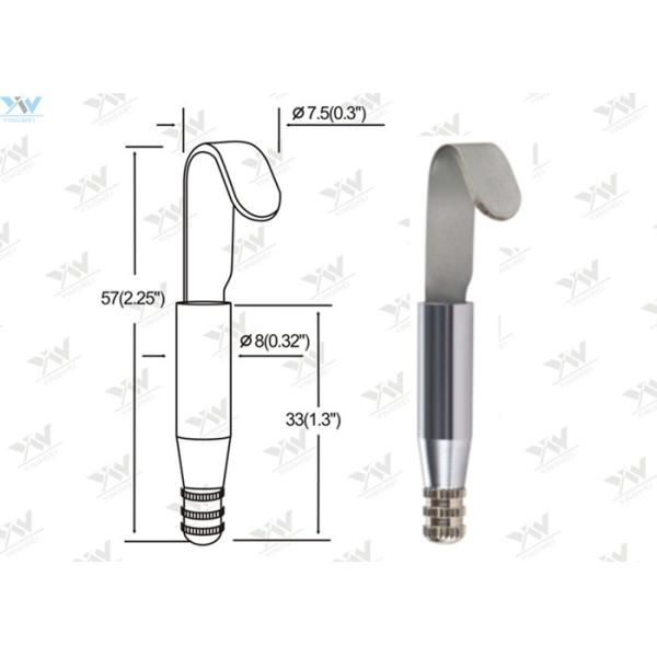 No Thread Size Aircraft Cable Grippers / Cable Grippers With Hook Easy Install