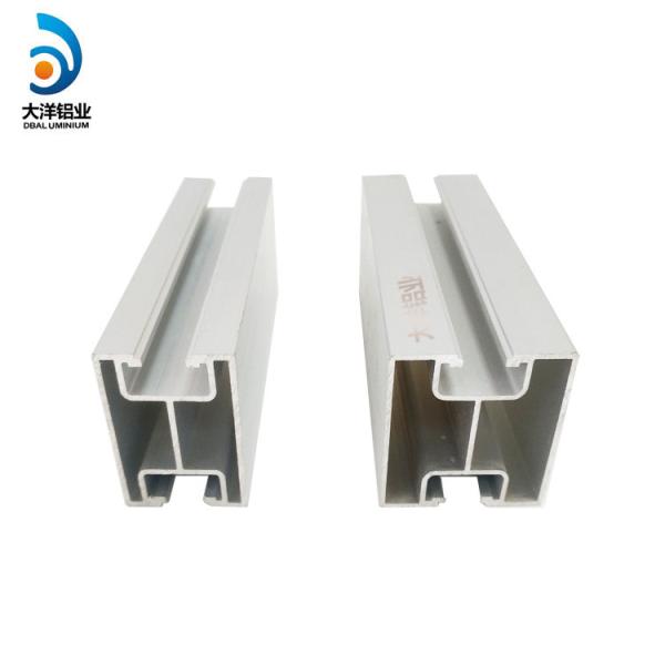 U Shaped Photovoltaic Aluminum Guide Rail Sandblasting Spray