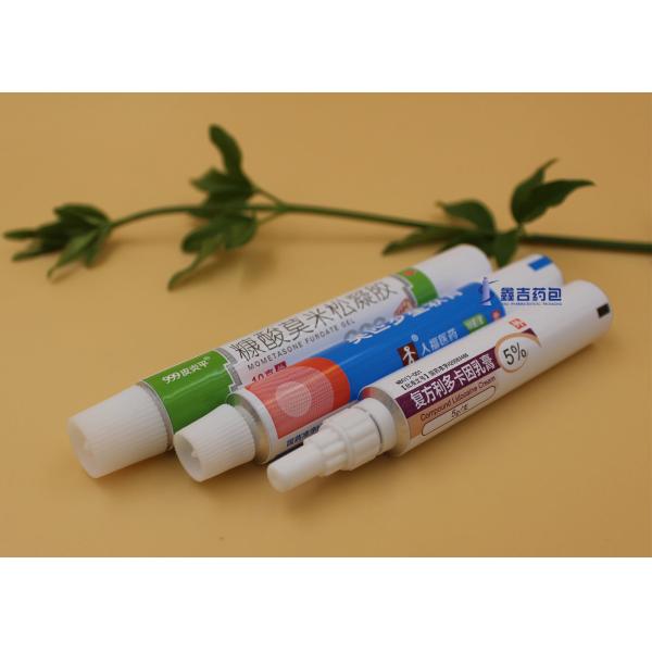 Skin Dermatological Metal Squeeze Tubes Enamel External Base Coat