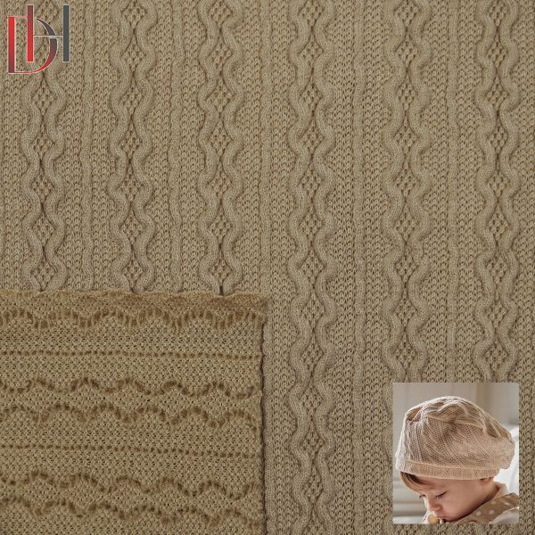 Breathable Jacquard Fabric Anti Static 95 Percent Polyester 5 Percent Spandex Fabric