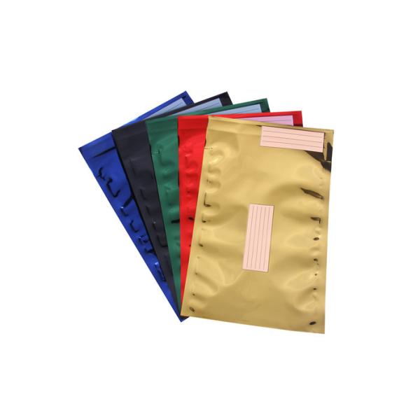 Anti - Static Colorful Aluminum Foil Bags 8.5X12 #2 Biodegradable Food Grade