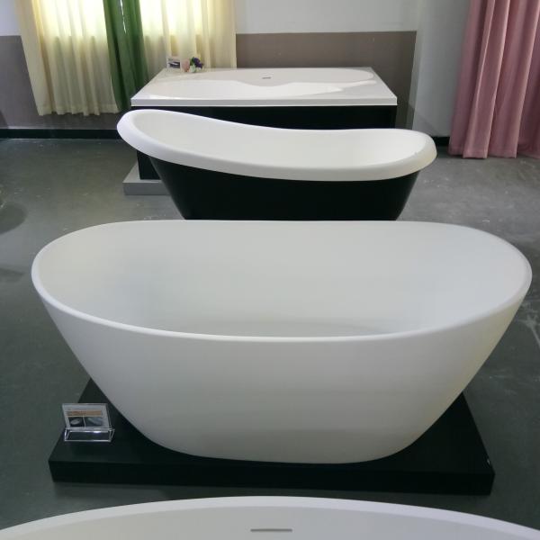 White Free Standing Soaker Tubs 1-2 People Capacity 1800*820*520mm