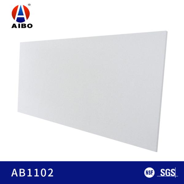 Hygienic 30MM Sterile Recycled Glass Quartz Bathroom Vanity Top