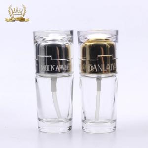 Cheap Free Samples Cosmetics Packaging 35ml Acrylic Cover Clear Liquid Foundation Bottle for sale