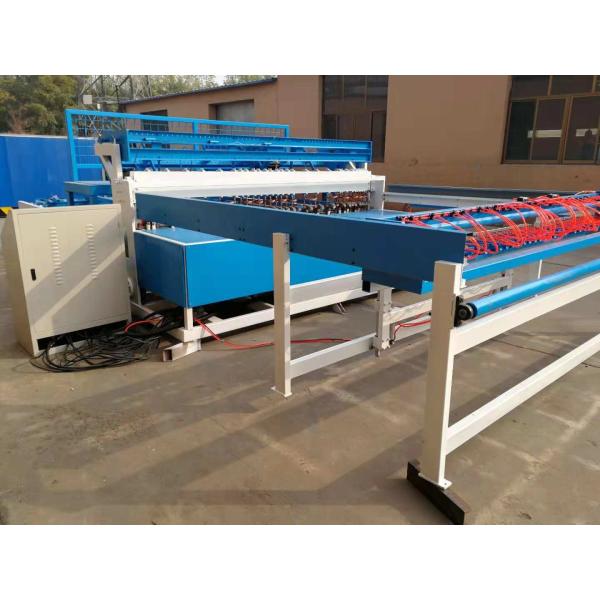 PLC Servo Motor 7.5kw Wire Mesh Welding Machines , Stainless Steel Wire Mesh Machine