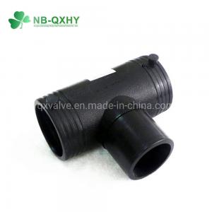 China High Pressure Pn16 HDPE Gas Water Pipe Fittings PE Equal Tee Welding Type Connection on sale