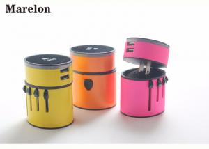 Cheap Promotional Hotel Gifts International Travel Adapter Plug Converter LED Logo Print for sale