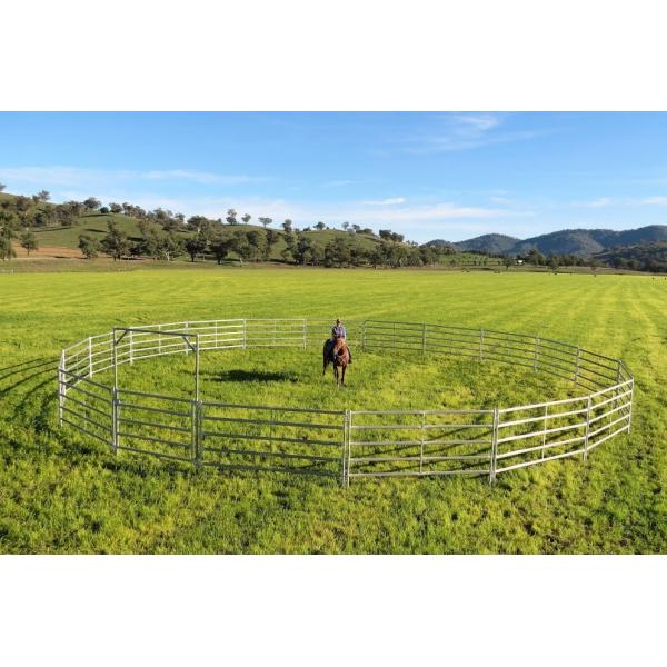 12m Diameter PortableHorse Stall Panels 17Pcs incl. 3m tall Gate
